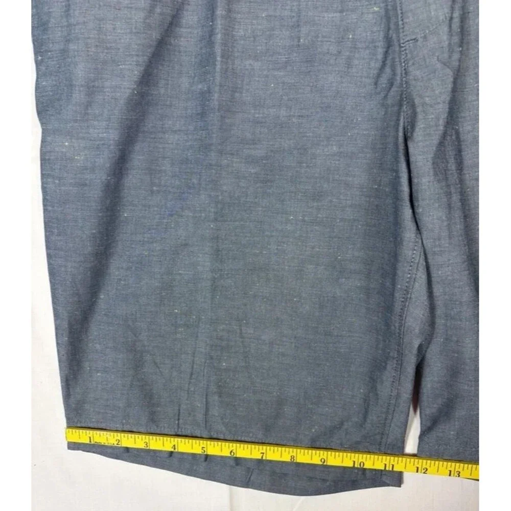 Dockers Perfect Shorts Classic Fit Cotton Twill Blue Gray Men’s 38 NWT